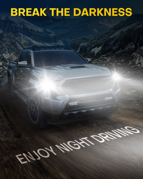 AUXITO M6 Series 9006 9005 LED Headlight Bulbs Combo Kits