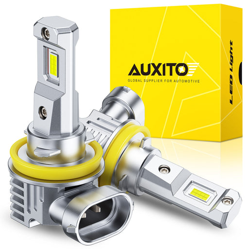 AUXITO M6 Series H11/H8/H16 LED Headlight Bulbs, 6500K Cool White