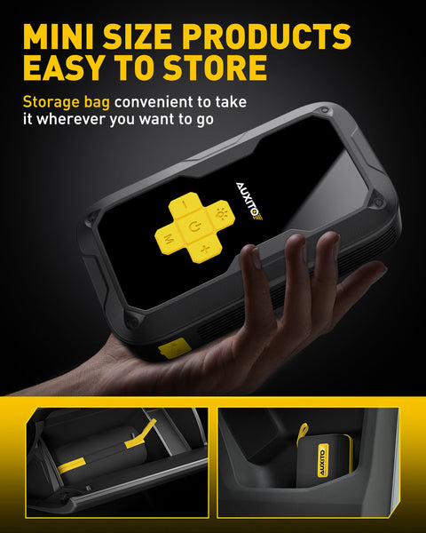 AUXITO Portable 3500A Jump Starter & Air Compressor, 150 PSI Tire Inflator, 12V for Gas & 8L Diesel Engines