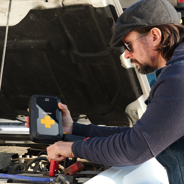 AUXITO Portable 3500A Jump Starter & Air Compressor, 150 PSI Tire Inflator, 12V for Gas & 8L Diesel Engines