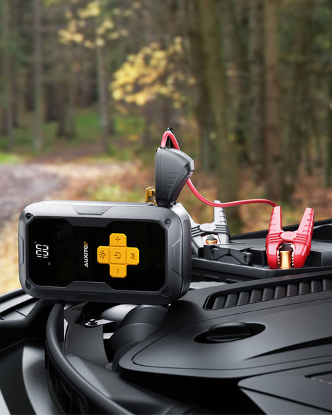 AUXITO Portable 3500A Jump Starter & Air Compressor, 150 PSI Tire Inflator, 12V for Gas & 8L Diesel Engines