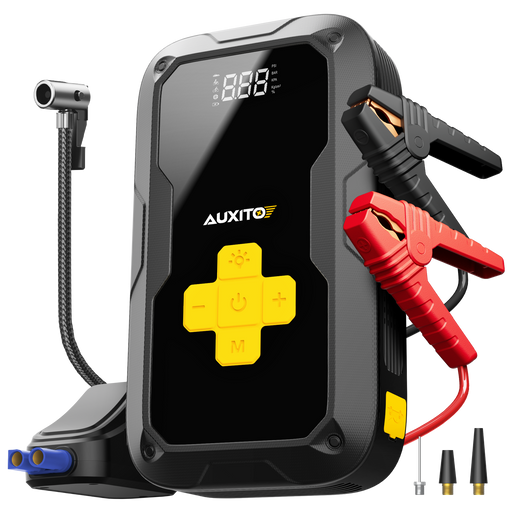 AUXITO Portable 3500A Jump Starter & Air Compressor, 150 PSI Tire Inflator, 12V for Gas & 8L Diesel Engines