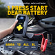 AUXITO Portable 6000A Jump Starter & Air Compressor, 150 PSI Tire Inflator, 12L for Gas & 8L Diesel Engines