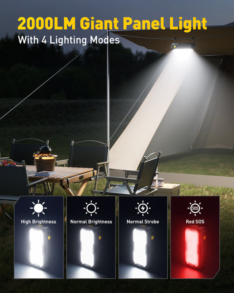 AUXITO Portable Car Jump Starter with LED Engine Bay Lighting – Perfect for Emergency & Outdoor Use