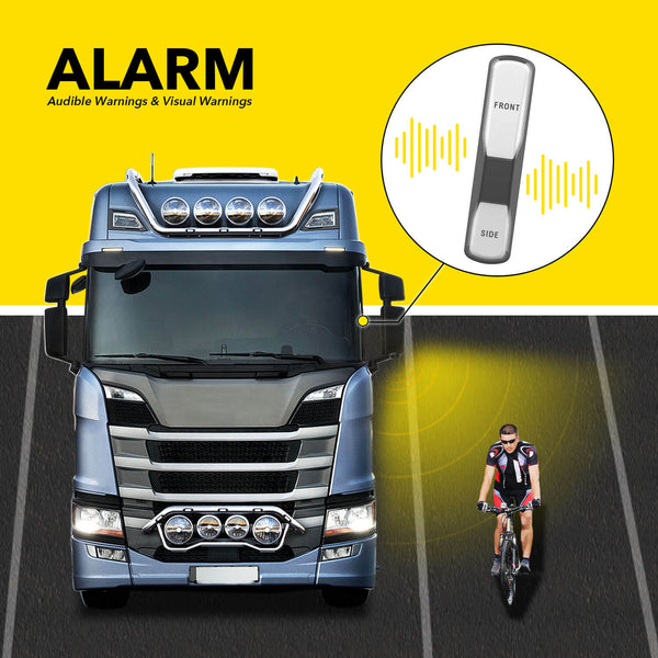 AUXITO Progressive Safe System DVS Kit 2024 for HGVs Safety Permit - Rapid 0.2s Detection