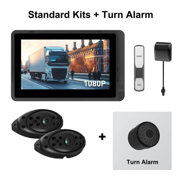 AUXITO Progressive Safe System DVS Kit 2024 for HGVs Safety Permit - Rapid 0.2s Detection