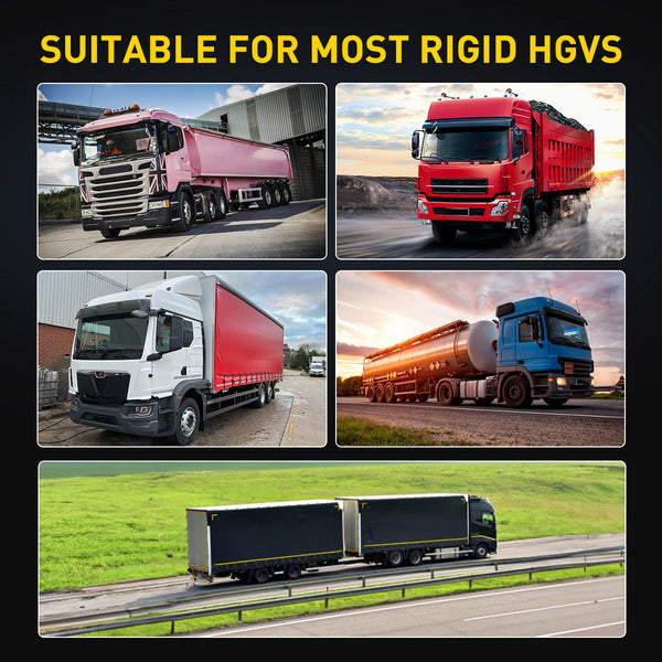 AUXITO Progressive Safe System DVS Kit 2024 for HGVs Safety Permit - Rapid 0.2s Detection