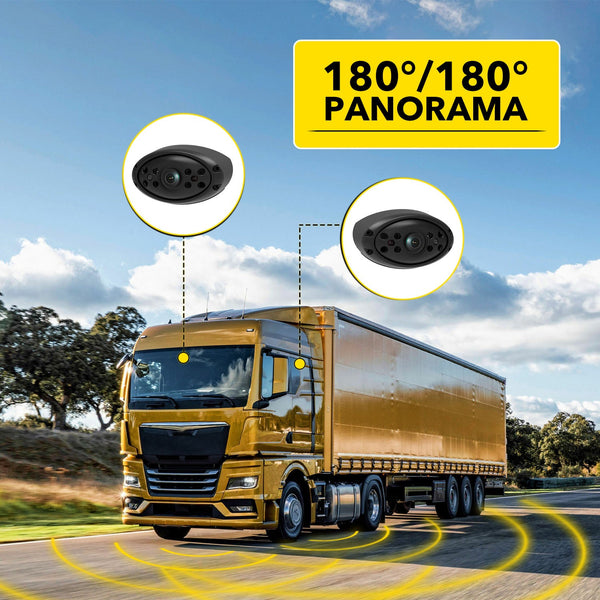 AUXITO Progressive Safe System DVS Kit 2024 for HGVs Safety Permit - Rapid 0.2s Detection