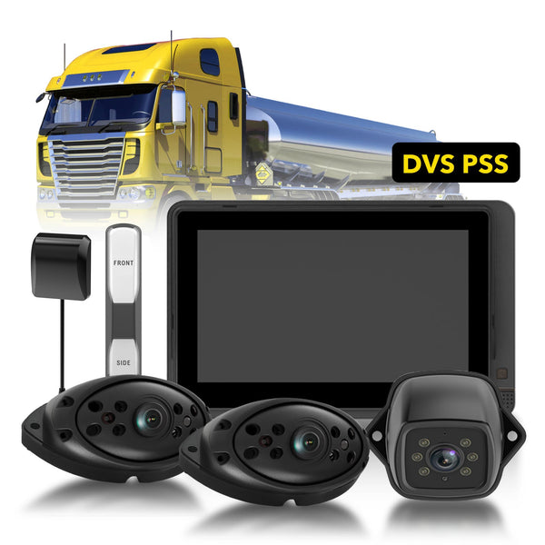 AUXITO Progressive Safe System DVS Kit 2024 for HGVs Safety Permit - Rapid 0.2s Detection