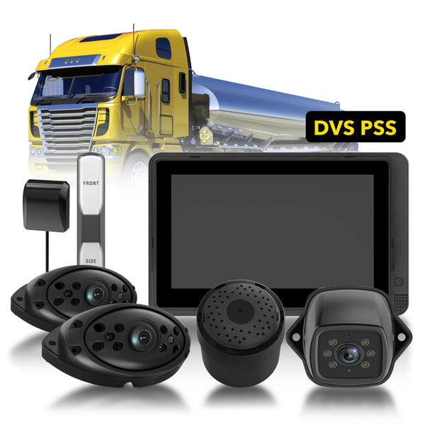 AUXITO Progressive Safe System DVS Kit 2024 for HGVs Safety Permit - Rapid 0.2s Detection