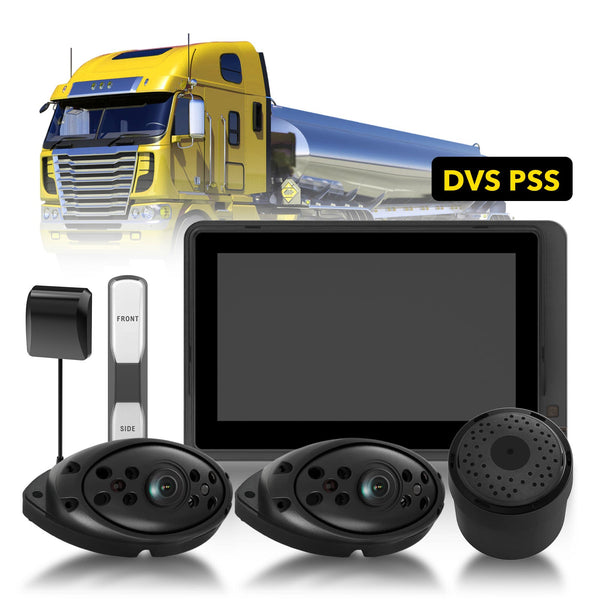 AUXITO Progressive Safe System DVS Kit 2024 for HGVs Safety Permit - Rapid 0.2s Detection