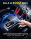 AUXITO T3 6000A Jump Starter, 12V Car Battery Jump Starter, Up to All Gas & 12L Diesel Engine with LED Display, Portable Jump Box with 3 Modes Flashlight and Jumper Cable, Storage Case