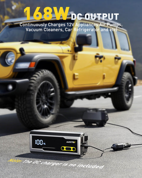 AUXITO T5 Portable 9500A Jump Starter, 12V Car Battery, Up to All Gas/All Diesel Engines