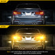 AUXITO Upgraded 1157 LED Bulb Amber Yellow 400% Super Bright 2057 2357 7528 BAY15D LED Replacement Light Kit for Front Rear Turn Signal Light Blinker Parking DRL Tail Lights