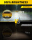 AUXITO Wireless D2S/D2R HID Bulbs - 20,000LM 6500K White, 500% Brighter, 16000RPM Cooling Fan, Xenon HID Replacement Lights