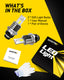 AUXITO Wireless D2S/D2R HID Bulbs - 20,000LM 6500K White, 500% Brighter, 16000RPM Cooling Fan, Xenon HID Replacement Lights