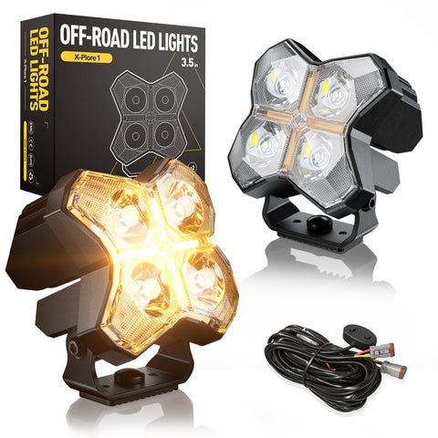 AUXITO 3.5" Off-Road LED Pod Light