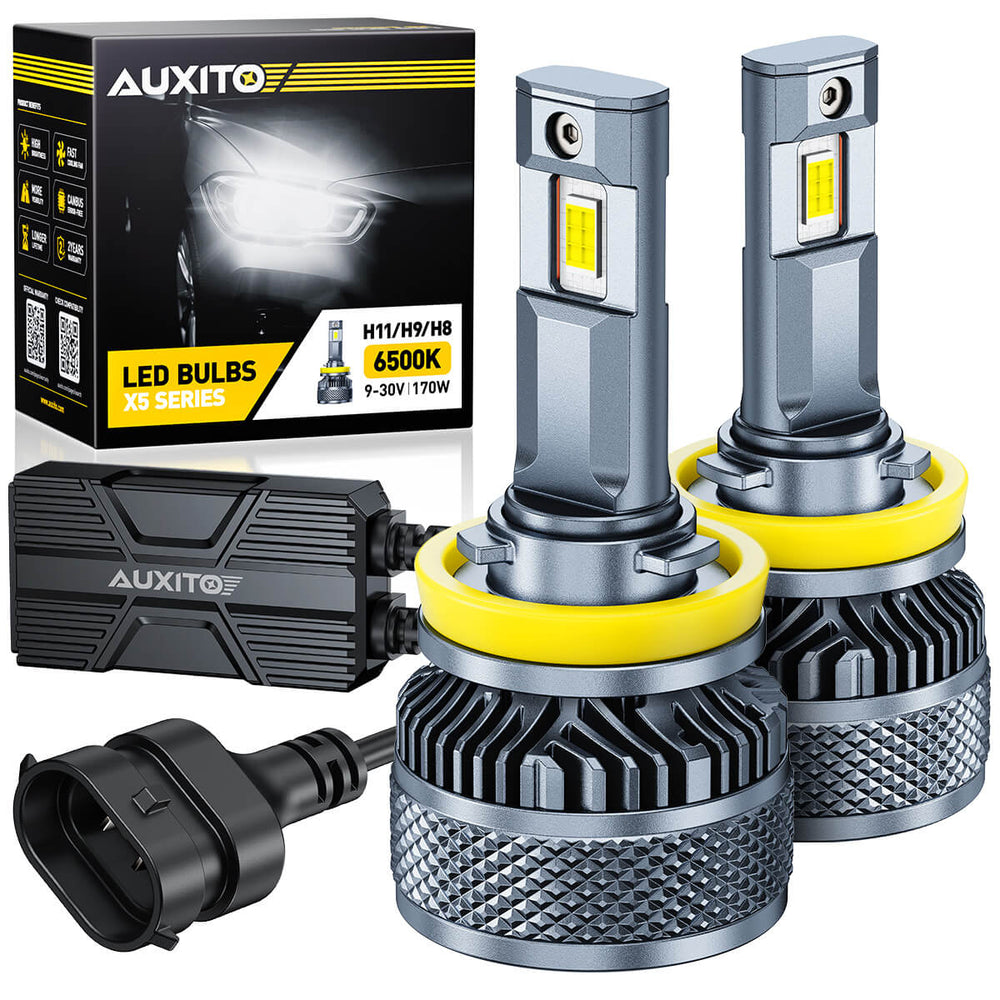 AUXITO X5 Series H11/H8/H9 LED Headlight Bulbs