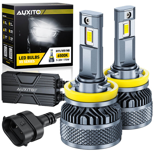 AUXITO X5 Series H11/H8/H9 LED Headlight Bulbs