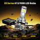 AUXITO X5 Series H13 9008 LED Headlight Bulbs, 32000LM 170W