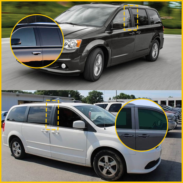 B Pillar Door Pillar Trim For 2008-2020 Dodge Grand Caravan, 2008-2016 Chrysler Town & Country