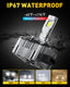 Brightest D1S/D1R/D1C LED Headlight Bulbs 120w 24000lm High and Low Beam Xenon HID Replacement Lights