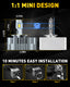 Brightest D5S HID Bulbs, 24000 Lumens 6000K White 500% Brightness, Xenon HID Replacement Lights