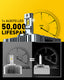 Brightest D5S HID Bulbs, 24000 Lumens 6000K White 500% Brightness, Xenon HID Replacement Lights