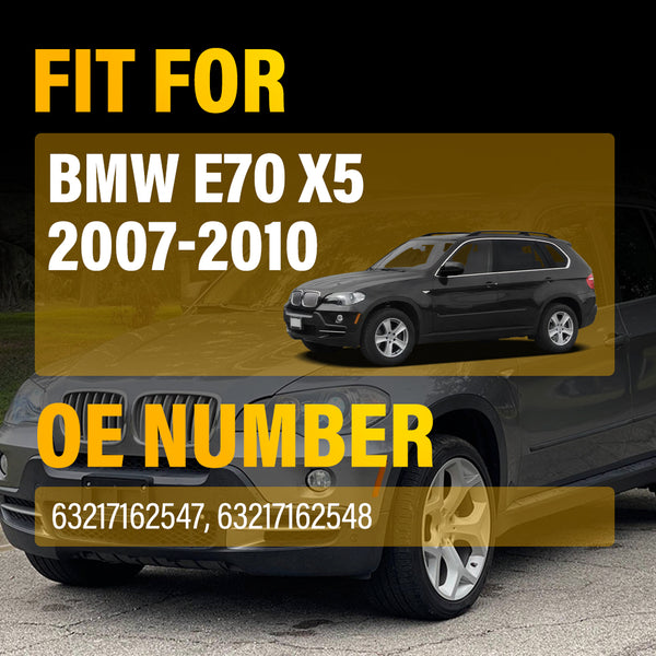 Bumper Reflector Side Marker Light for BMW X5 E70 2007-2010, Amber