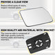 Car Rearview Side Heated Mirror Glass for 2004-2010 Ford F150, 2006-2008 Lincoln Mark LT