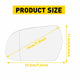 Car Rearview Side Heated Mirror Glass for Audi A3 A4 A5 S4 S5, Left and Right Side