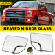 Car Rearview Side Heated Mirror Glass with Blind Spot Glass for 2015-2020 Ford F150