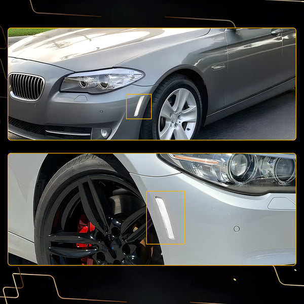 Clear Bumper Reflector Side Marker Light for BMW 5 Series F10 2011-2016