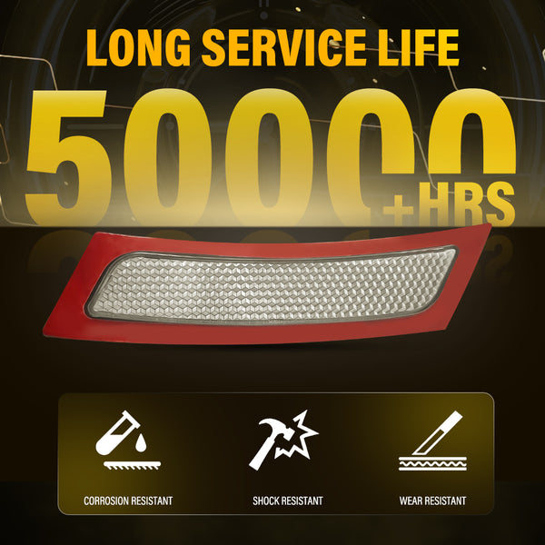 Clear Bumper Reflector Side Marker Light for BMW 5 Series F10 2011-2016