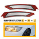 Clear Bumper Reflector Side Marker Light for BMW E90/E91 LCI Sedan 2009-2011