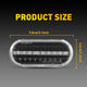 Clear Dynamic LED Side Marker Light for VW Golf MK4/Jetta/Passat, Front Fender