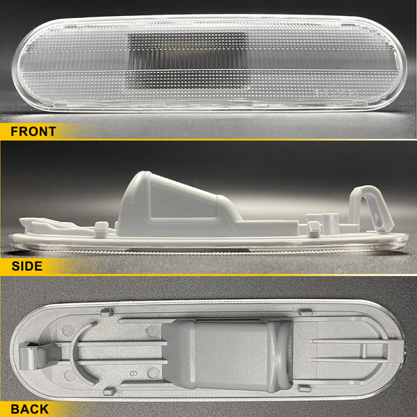 Clear LED Side Marker Light Housing for Honda Civic 2002-2005, Front/Rear