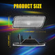 Clear LED Side Marker Light Housing for Volkswagen MK6 GTI 2010-2014, Front