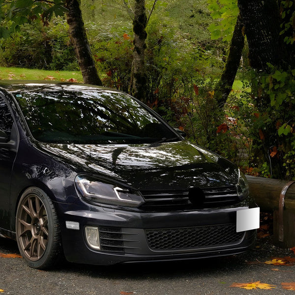 Clear LED Side Marker Light Housing for Volkswagen MK6 GTI 2010-2014, Front