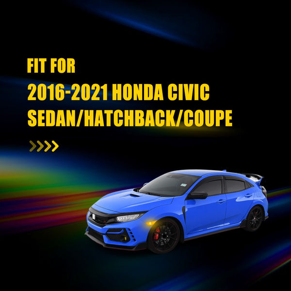 Clear LED Side Marker Light with Bulbs for Honda Civic 2016-2021, Front Fender