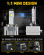 D3S/D3R LED Headlight Bulbs 120w 24000lm High Low Beam Xenon HID Replacement Lights