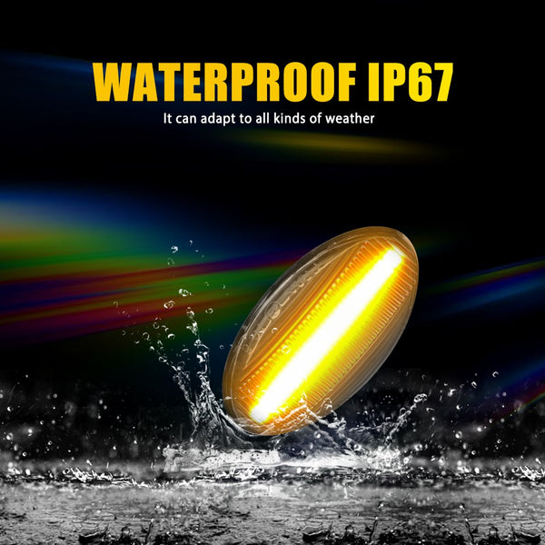 Dynamic LED Side Marker Light for Mini Cooper R50/R52/R53 2002-2008, Front Fender