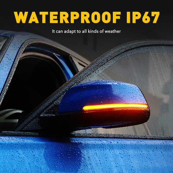 Dynamic Sequential LED Side Mirror Turn Signal Light for BMW 1/2/3/4 Series, X1, E84, i3 Models