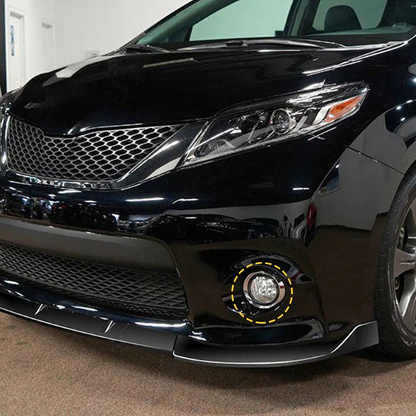 Fog Light Bezel Set for 2013-2017 Tacoma Sienna L, 2011-2017 Sienna Base/LE/Limited/SE/XLE