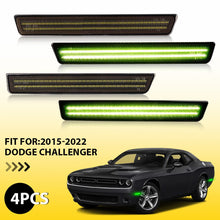 For 15-22 Dodge Challenger Front & Rear Bumper LED Side Marker