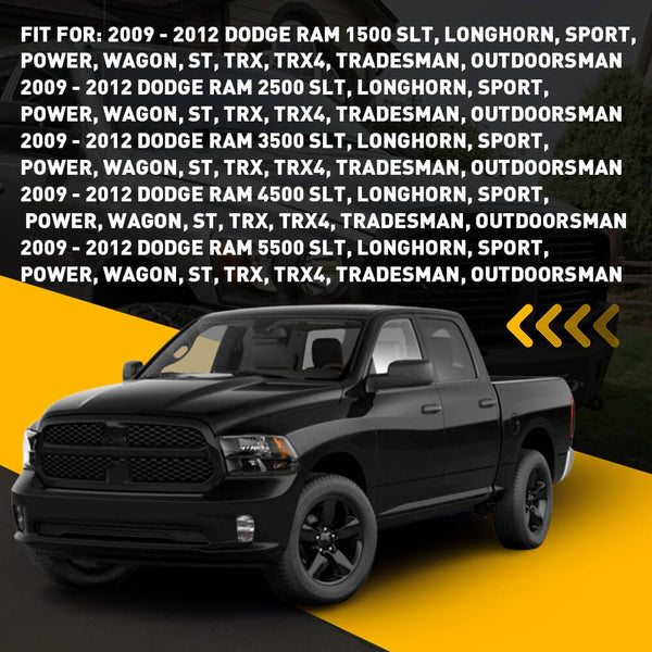 For 2009 - 2012 Dodge Ram 1500 2500 3500 4500 5500 Driver Side Bottom Cloth Seat Cover