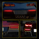 For 2014-2019 Chevrolet Corvette C7 Smoked Len Red LED Rear Bumper Reflector Lights