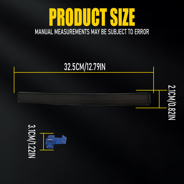 For 2014-2019 Chevrolet Corvette C7 Smoked Len Red LED Rear Bumper Reflector Lights