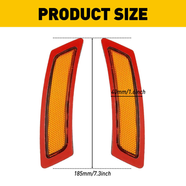 Front Bumper Reflector Side Marker Lights For 2011-2016 BMW 5 Series F10