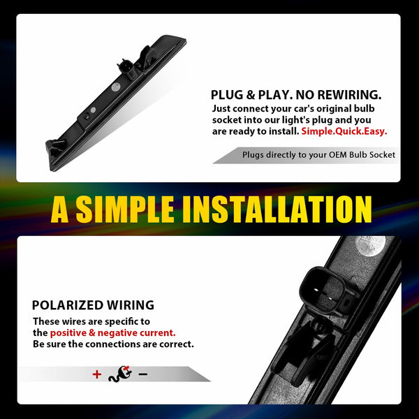 Front LED Side Marker Light for Dodge Challenger 2015-2022, Dynamic